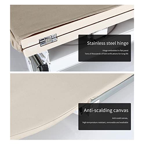 Retractable Pull-Out Ironing Board for Drawer Mount – Swivel & Foldable with Heat-Resistant Cover