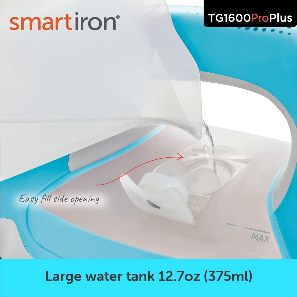 Smart Steam Iron with Auto Lift & Diamond Ceramic Soleplate – 1800W