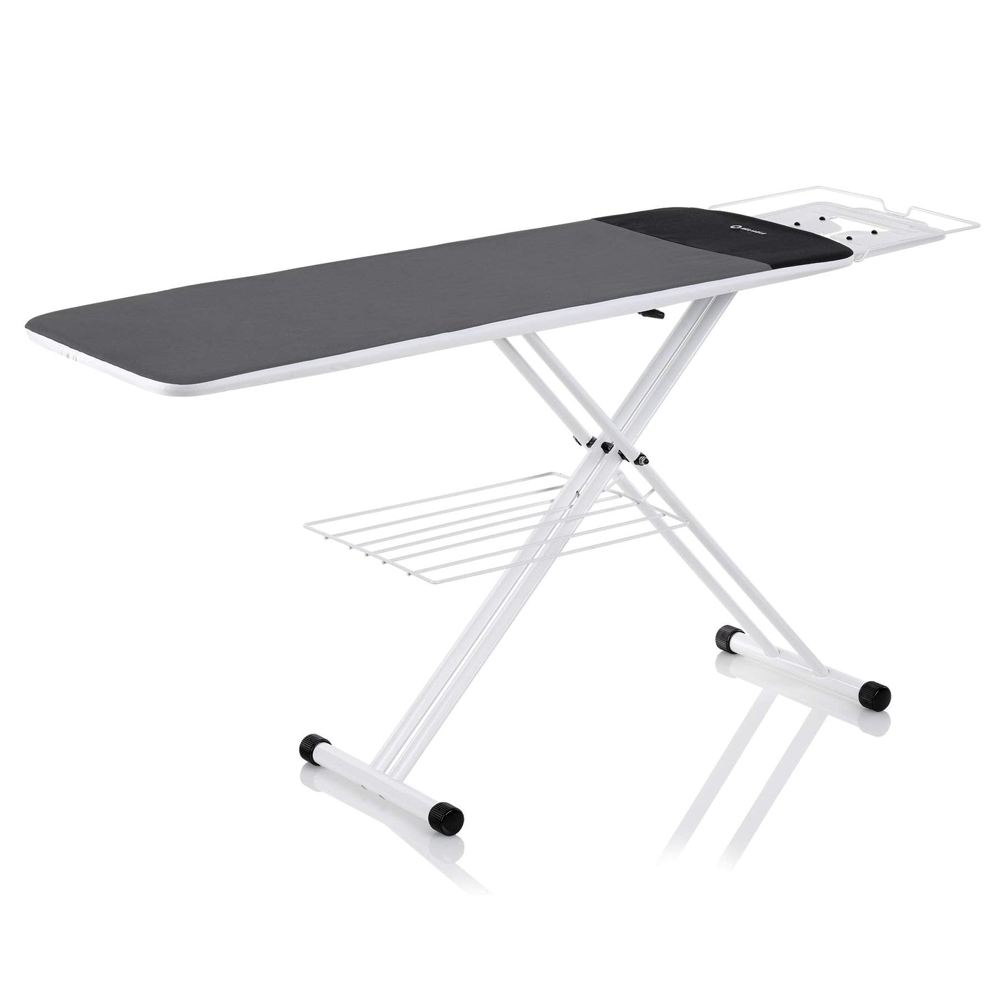 Heavy-Duty 2-in-1 Ironing Table with Large 55” Pressing Surface & Strong Iron Rest