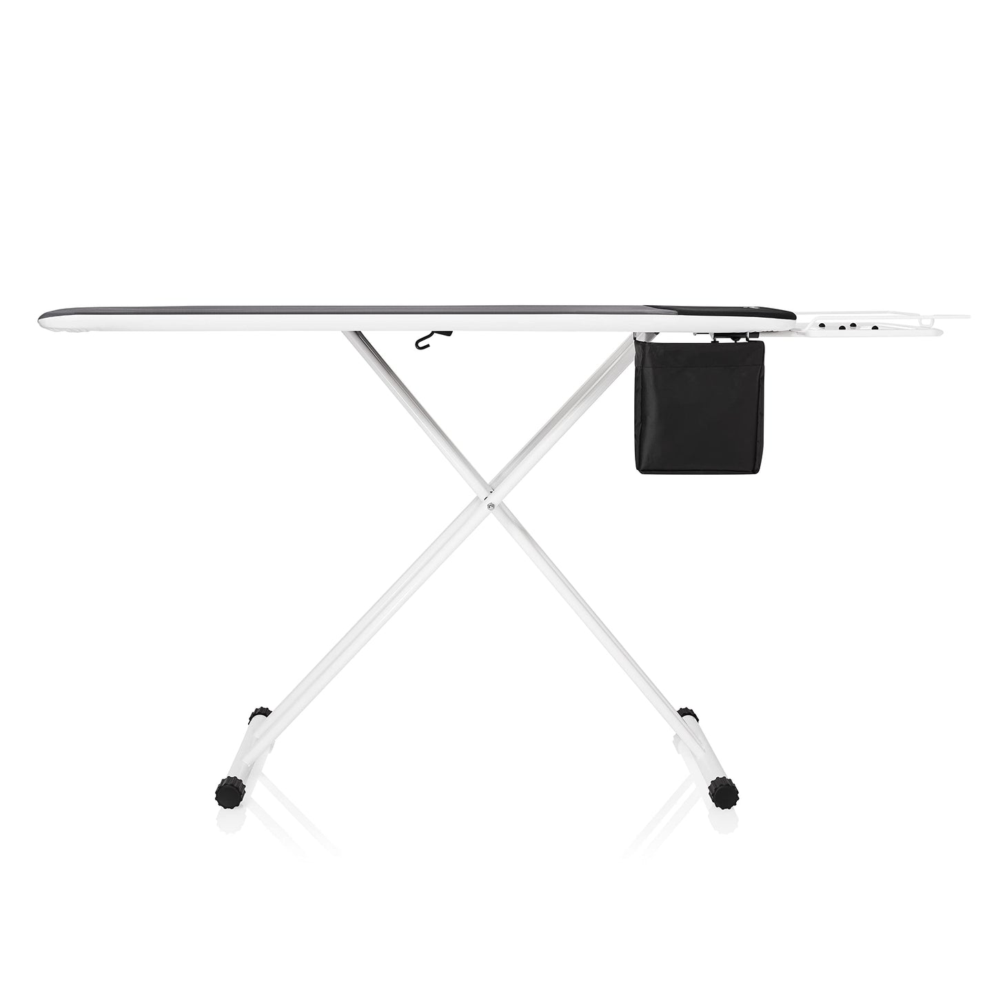 Heavy-Duty Ironing Board with Large 52” x 19.5” Surface & Heat-Resistant Cover