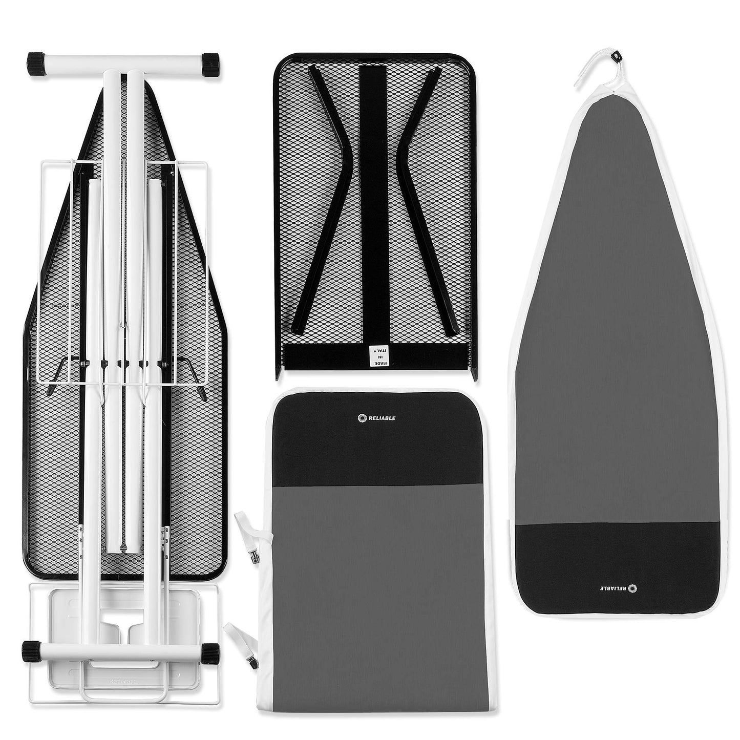 Heavy-Duty 2-in-1 Ironing Table with Large 55” Pressing Surface & Strong Iron Rest