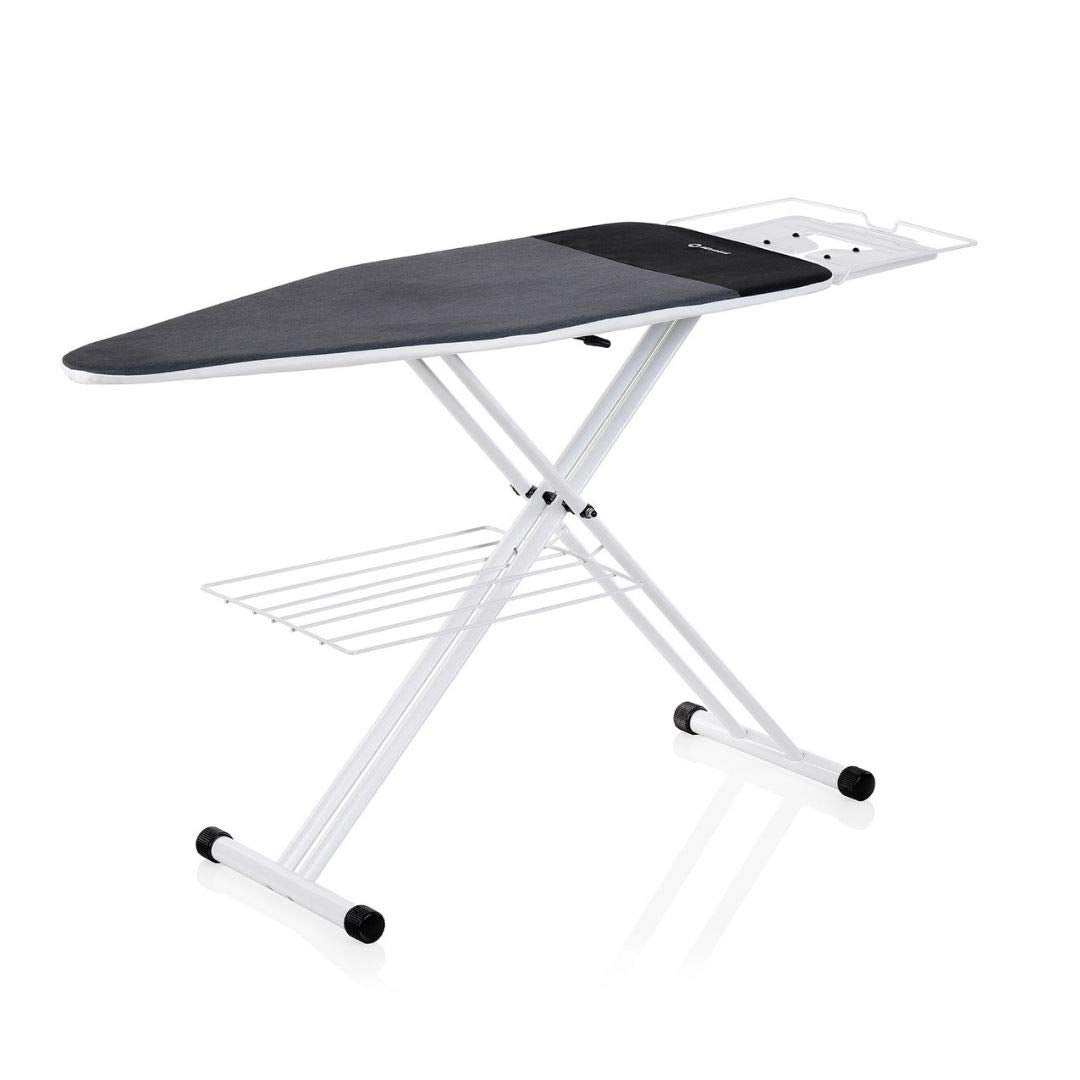 Premium Ironing Board with Memory Foam Cover, Heat Zone & Adjustable Height – Made in Italy