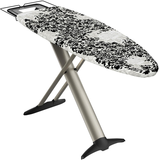Luxury Extra-Wide Ironing Board – Adjustable Height with Steam Iron Rest