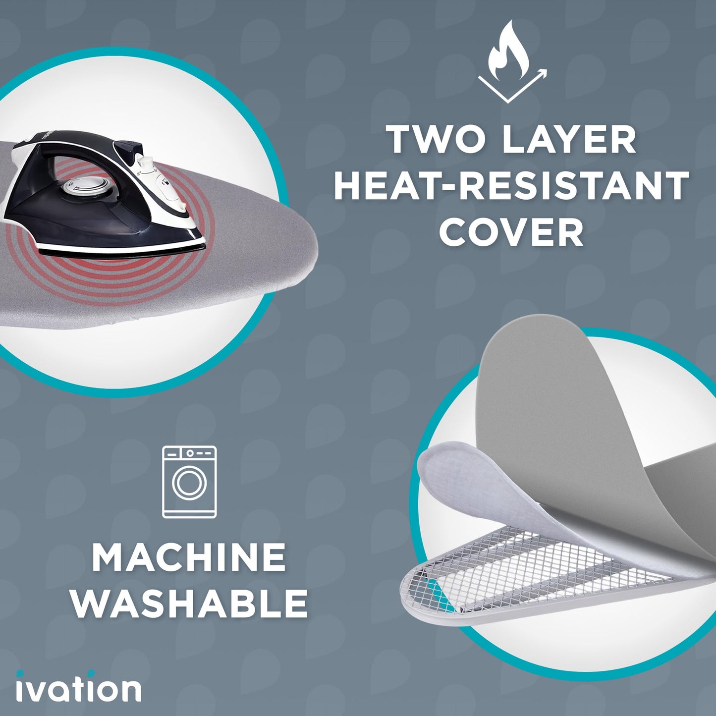 Wall-Mounted Ironing Board Cabinet – Foldable Station with Hooks & Easy-Release Lever