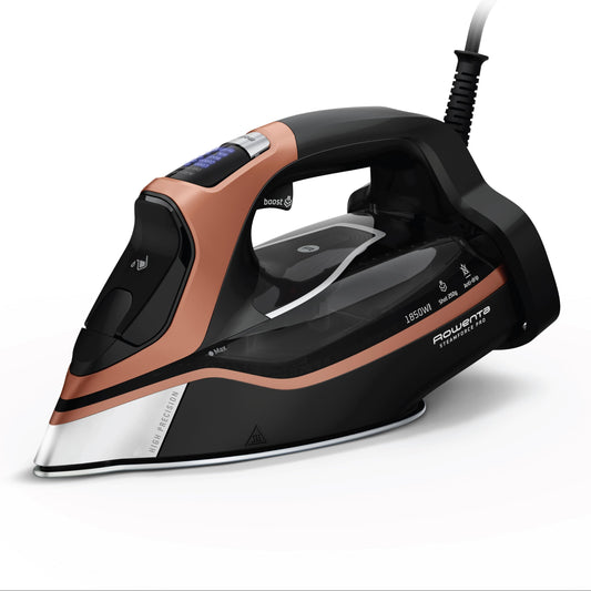 High-Power Steam Iron with Stainless Steel Soleplate & Smart Presets – 1850W